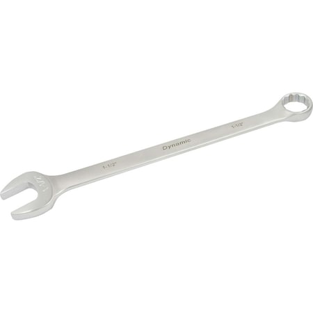 Dynamic Tools 1-1/2" 12 Point Combination Wrench, Contractor Series, Satin D074348